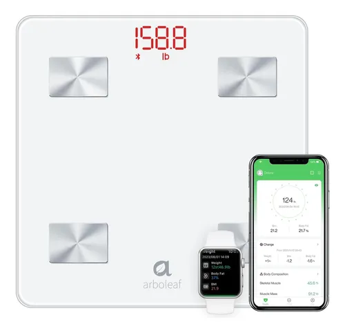 Báscula De Peso Inteligente Para Baño Arboleaf Para El Peso