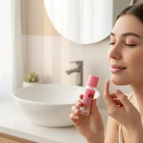 Mascarilla Labios Karite Bubble Lip Exfoliante Rosa 15g