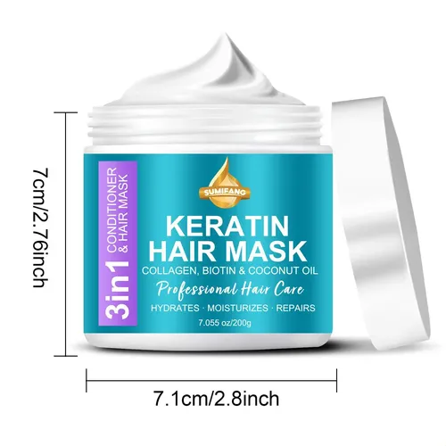 Mascarilla 3en1 Keratina: Hidratación Y Reparación Profunda
