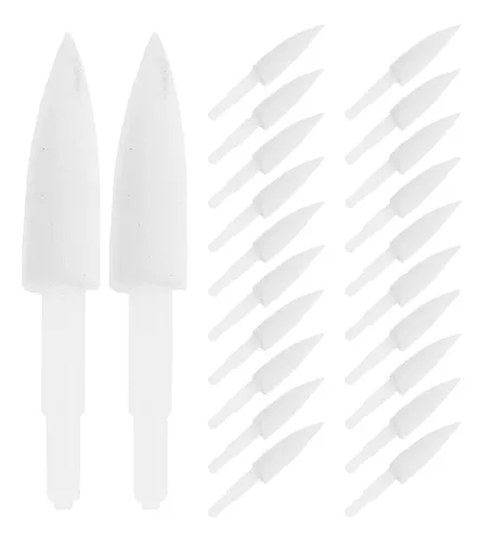 Plumas De Caligrafía De Punta Blanda, 60 Unidades, Cabezales
