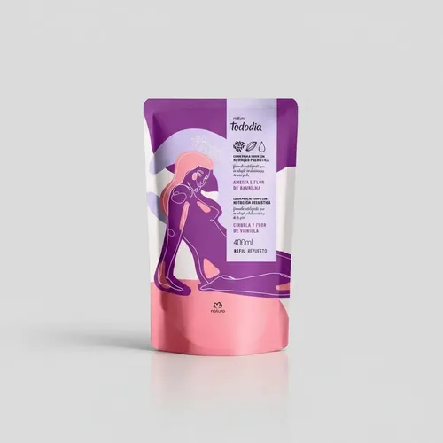 Natura Tododia Ciruela y Flor de Vainilla Recarga de Crema 400ML