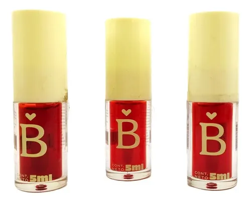 Set X 3 Brillo Labial Tinta Labios Lip Tint Belle Grace