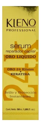 Kleno Egyptian Gold 24k Serum Reparador Brillo Keratina 50ml