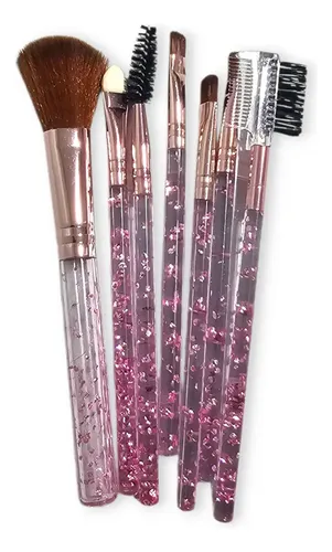 Set Brochas X6 Mayorista Pinceles 7 Piezas Maquillaje