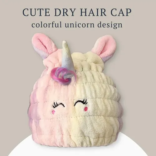 Gorro Seca Pelo Infantil Toalla Microfibra Absorbente Xhj