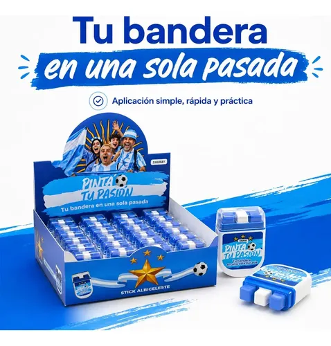 Pintura Facial Argentina Stick Maquillaje Artístico X24
