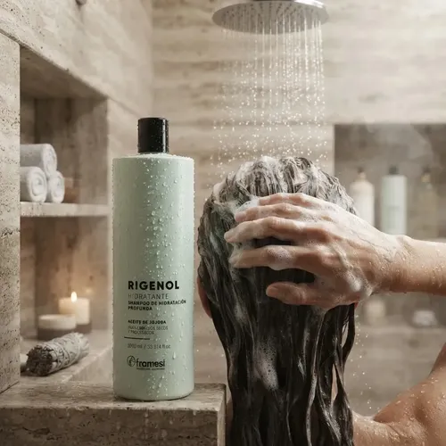 Kit Rigenol Hidratante Shampoo + Acond. Framesi X1000ml