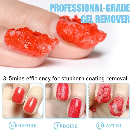 Kit Removedor Esmalte Gel Hilemon 60ml Rápido Seguro