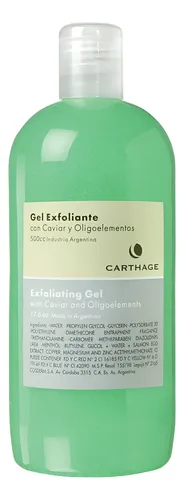 Gel Exfoliante Carthage Facial Renovador Limpieza Caviar 500