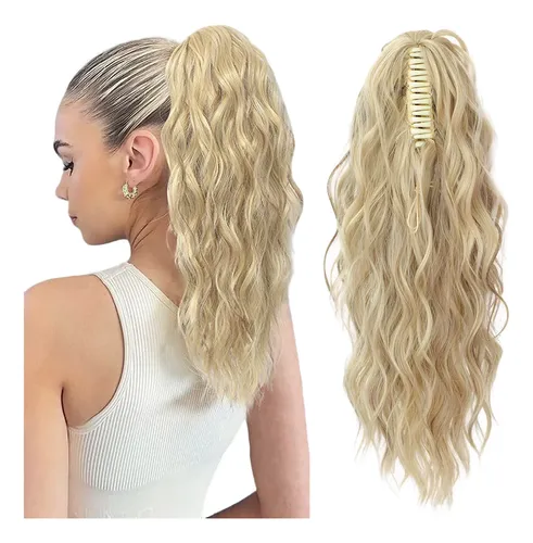 Extensiones De Cabello Rizado En Forma De Cola De Caballo De