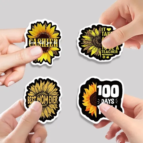 50pcs Girasol 2 Stickers Pack