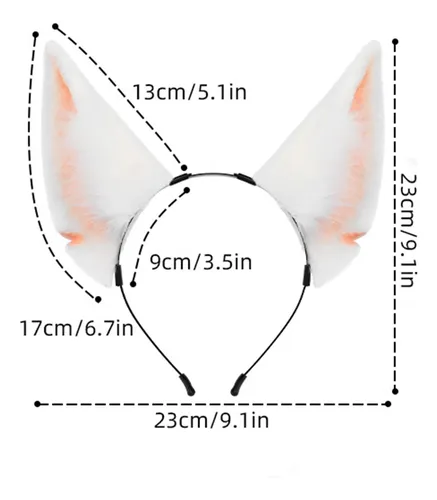 Diadema Esponjosa Con Forma De Cosplay Con Dibujos Animados