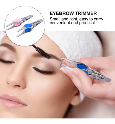Set De 4 Pinzas Para Cejas, Clips Y Pinzas Para Depilar