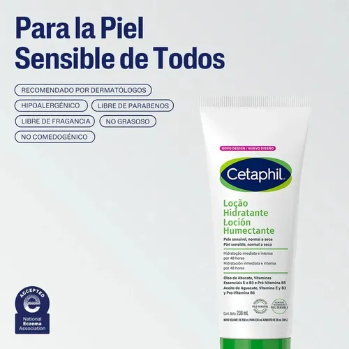 Loción Humectante Corporal Cetaphil 236ml Seca Día/noche