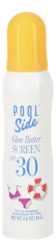Protector Solar Brillo Spf 30 Pool Side Glow Butter 2.8 Oz