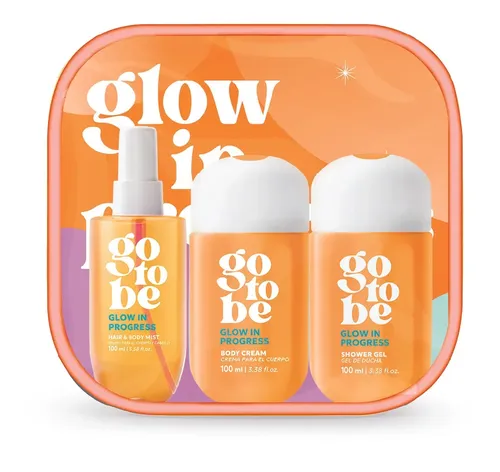 Set Glow In Progress Body Mist + Body Cream + Shower Gel