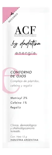 Recarga Crema Contorno De Ojos Acf By Dadatina