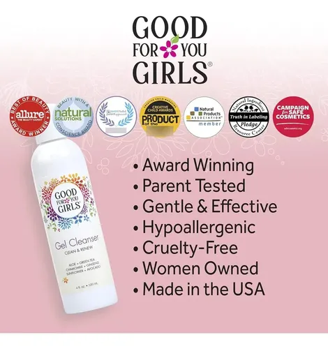 Gel Limpiador Facial Vegano 118ml Bueno Para Ti Girls