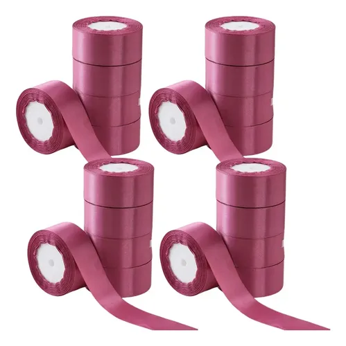 20 Rollos De Listón Decorativo De 4 Cm De Ancho, Largo 45 M,