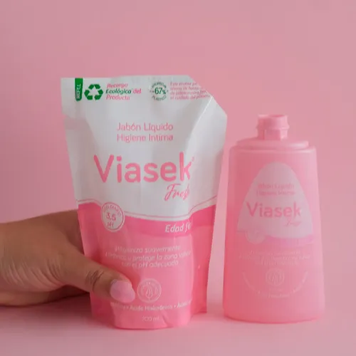 Viasek Fresh Jabón Líquido Ph 3,5 Edad Fértil Refill X200ml