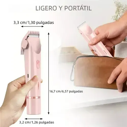 Mujer Depiladora Impermeable Carga Usb