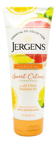 Jergens Energizing Crema Corporal Sweet Citrus Mango Coco 3c