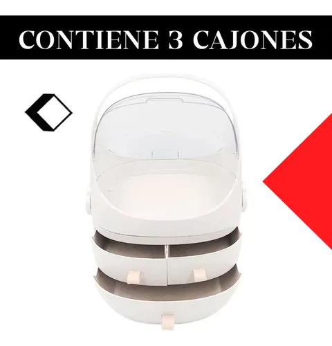 Organizador De Maquillaje Portátil Brochas Cosmeticos Makeup