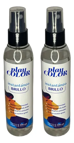 Brillo Instantáneo Capilar Playcolor 2 Unidades X 100ml