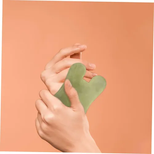 2 Piezas Tablero De Gua Sha De Jade Natural Herramienta De