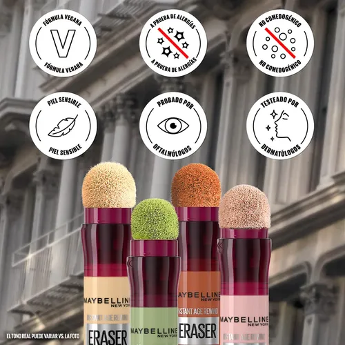 Corrector de Color Maybelline Instant Age Rewind, Tono Naranja