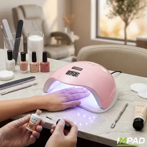 Cabina Secador De Uñas Led Uv 48w Con Sensor Reloj Digital