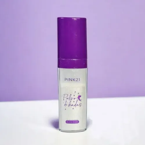 Iluminador Facial en Polvo Brillante PINK21 Polvo de Hadas 8g