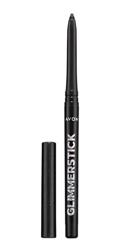 Delineador Retráctil Glimmerstick Avon, en Tono Negro