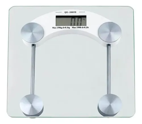 Balanza Personal Digital De Baño 180 Kg Vidrio Templado