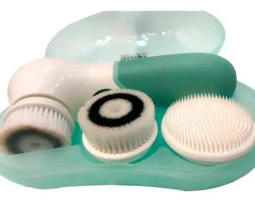 Cepillo Eléctrico Masajeador Facial 3 En 1 A Pilas