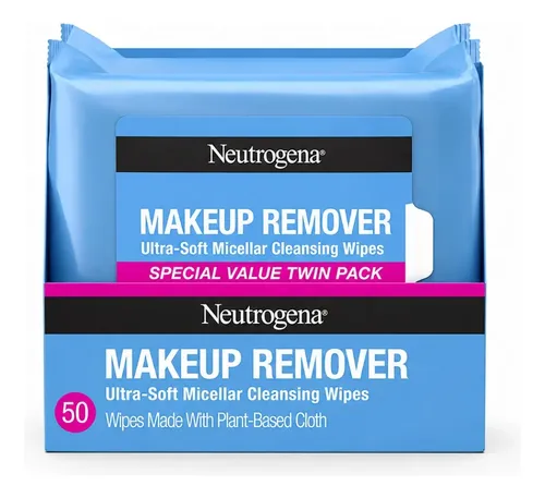 Toallitas Limpiadoras Desmaquillantes Neutrogena, 25 Toallit