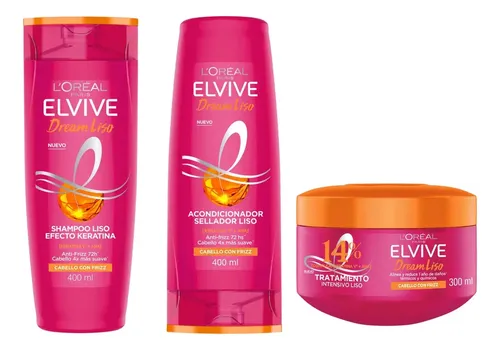 Elvive Dream Liso Rutina Capilar Suavizante