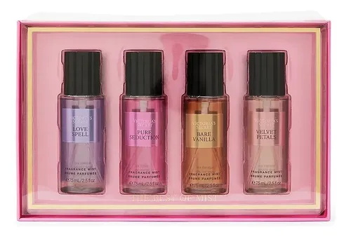Set De Regalo Victoria’s Secret Mist Corporal Agua de colonia 75ml para mujer