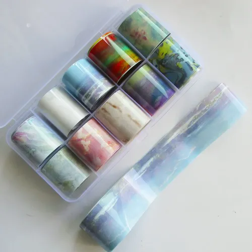 Láminas Holográficas Para Transferencia De Uñas Loveourhome,