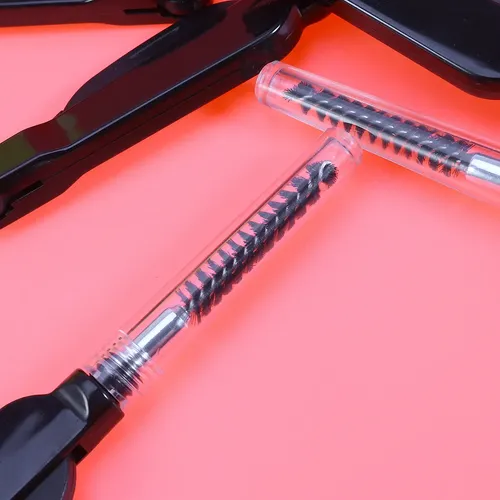 Cepillo Pestañas Y Cejas 3pcs Acero Inoxidable Maquillaje