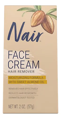 Crema Hidratante Nair Para Eliminar Vello Facial 9×56.7g