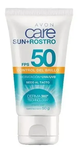 Avon Care Sun Rostro Protector Solar Control Brillo Fps 50