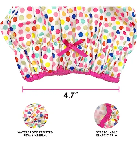 Gorro De Ducha Y Gorro De Baño Reutilizables E Impermeables
