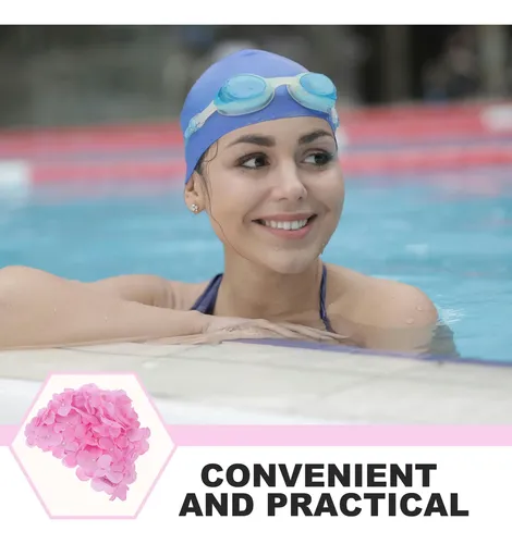 Gorro De Natación Moderno Con Pétalos Florales