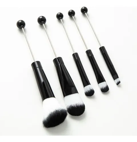 Juego De Brochas De Maquillaje De Ojos, 5 Uds., Con Fibra