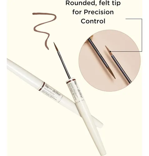 Brow Pen Haleys Medium Brown 2 En 1 Definición Y Fijación