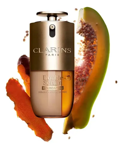 Clarins Double Serum Foundation – Maquillaje Y Tratamiento M1w