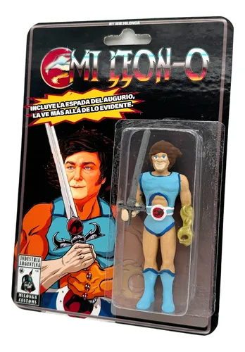 Thundercats Milei Javier Lion-o Figura Muñeco Peluca