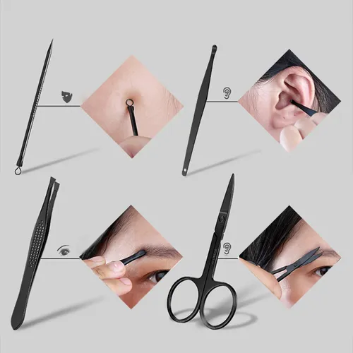 Set De Manicura Con Cortaúñas, Set Profesional De Pedicura