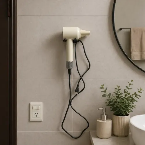 Secador de Pelo Profesional Waffy Iónico de 2500W con Diseño Ergonómico y Aire Frío